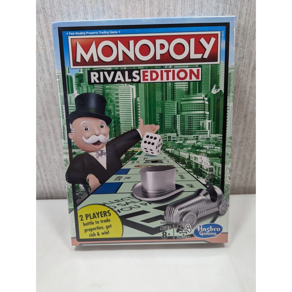 Monopoly Rival Edition Designed For 2 Players Brand New